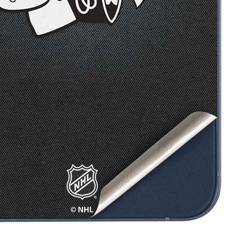 NHL Chicago Blackhawks Black Background Galaxy A35 5G Skin